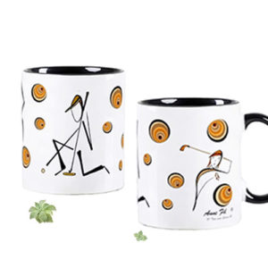 Mug GolF Happy Pop. Havane. 325ml